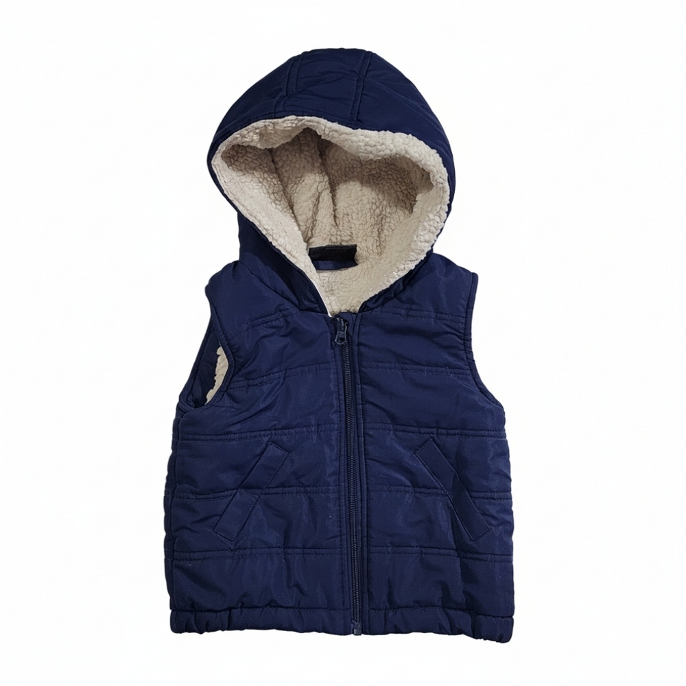 Toddler Boys Hooded Kids Vest US24m 2T